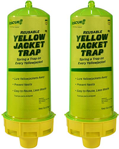 RESCUE! Reusable Yellowjacket Trap – Includes Attractant - 2 Traps