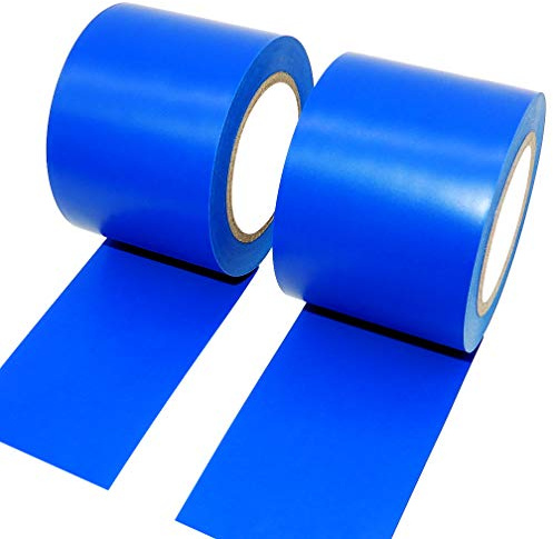 ALBOYI 2 Rolls Electrical Insulation Tape, 50mm x 15m PVC Flame Retardant Waterproof Insulating Tape for Wiring, Cable Protection and Electrical Repairs (Blue)