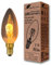 greenandco Bombilla de filamento LED Vintage gris plata E14 C35 2W 70lm 1800K (blanco cálido) 360° 230V vidrio, no regulable