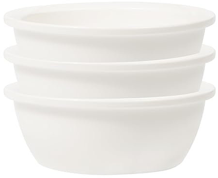 GUUSII HOME 3 ciotole di ricambio in ceramica per bambù Foodbar (12cm)