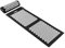 Gesundheitsmatte mit Akupressur-Nadeln und Kissen REBEL Active RBA-6003-BK, 130x50 cm, schwarz