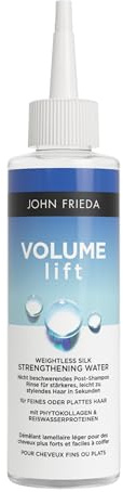 John Frieda Volume Lift Weightless Silk Strengthening Water – Innehåll: 200 ml – Vårdar fint, platt hår utan att tynga ner