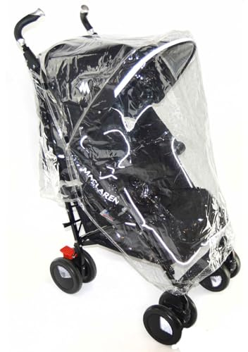 For Your Little One Universal Pushchair Rain Cover – Fits Carrycots / 2-in-1 Prams/Car Seats/Pushchairs/Buggies/Twins, Waterproof & Durable Protection (Buggy)