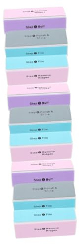 NIYANGLE 9 Piezas Bloques Pulidores para Uñas Herramienta para Manicura y Limado Raspadores para de Uñas Colores Aleatorios Cuidado y Pulido Profesional Casa o Salón Color