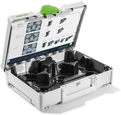 Festool 576781 Systainer³ SYS-STF-80x133/D125/Delta,White,green,black