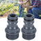 Conector de pezón de grifo, 2 uds G1/2, conector rápido de rosca macho, pezón, manguera de jardín, adaptador de pezón, herramienta de riego
