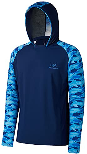 Bassdash Funktionströja, fisketröja, UPF 50, kylande, huvtröja, kamouflage, långärmad, för män, FS17M, 3XL