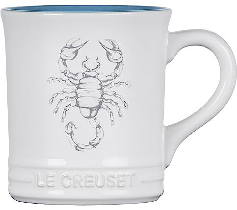 Le Creuset Kaffeetasse aus Steingut, Sternzeichen, 400 ml, Skorpion