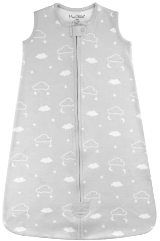 Saco de dormir para bebé de Mama Cheetah, 2.5 TOG, saco de dormir de invierno con cremallera de 2 vías, manta envolvente portátil de algodón orgánico para niño o niña, bebé, niño pequeño, de 6 a 12
