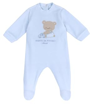 Chicco, Tutina Neonato e Neonata, in Caldo e Morbido Tessuto, con Comoda Apertura sulla Schiena, Ideale per Primavera, Autunno e Inverno, Designed in Italy, Abbigliamento Neonato e Neonata 0-24 Mesi