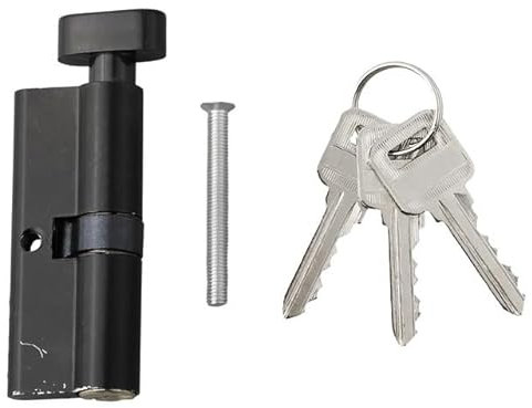 Cilindro Serratura Cilindro di blocco universale Maniglia della porta Cilindro di blocco Serratura della porta interna in legno Nucleo della serratura domestica Antifurto Sicurezza con chiave Serratur