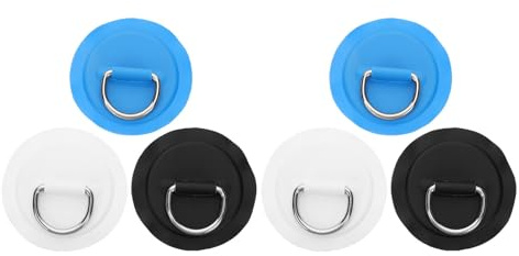 Hemobllo 6 Piezas D Anillos y Parches de Sujeción para Tablas de Paddle y Kayaks Accesorios Resistentes para Embarcaciones Inflables Fijación Segura para Deportes Acuáticos Diseño de