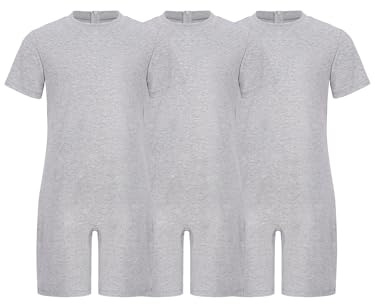 Yruioon 3 st barn adaptiva kläder pojkar flickor vård body speciella behov bomull body overall kort jumpsuit