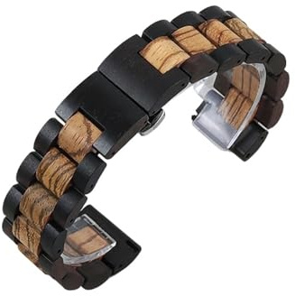 Quick-release klockarmband Träarmband Unisex ersättningsarmband