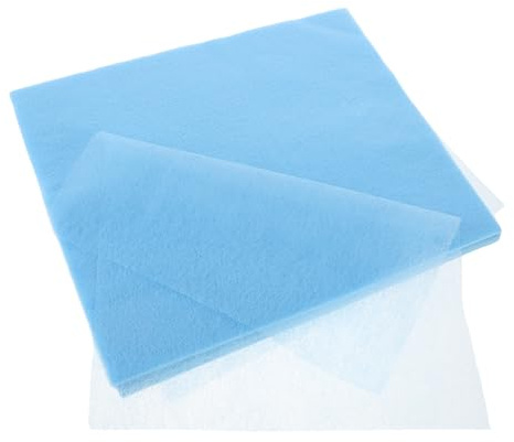 COHEALI Filtri di Carta Monouso per Aspirapolvere Unghie 200 Pezzi Blu, Tagliabili e Regolabili, Ricambio Antipolvere per Saloni Manicure e Uso Domestico