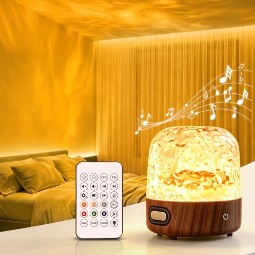 UPXNBOR Proyector Estrellas Luz Nocturna Inalámbrica con Altavoz Bluetooth