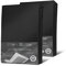 one-home 2 Split Topper Spannbettlaken schwarz 180x200-200x200 Heavy Jersey Baumwolle