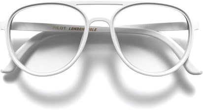 LONDON MOLE® Pilot occhiali da lettura | Fantastici lettori a forma di pilota | Uomo donna unisex | Cerniere a molla