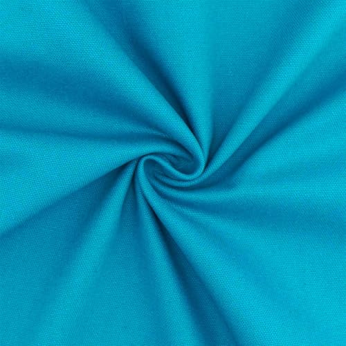 Canvas Stoff gewaschen, uni türkis (Länge am Stück: ab 50cm / Breite: 150cm)