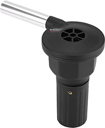 Ventilador de Barbacoa Portátil Ventilador de Aire para la Parrilla Carbón Picnic Campamento Al Aire Libre - Soplador Parrilla Alimentada por Batería - Soplador Fuego Compacto con Agarre Cómodo