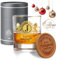 CROWNLY CRYSTAL® Personalisierte Geschenke Whiskyglas Mit Gravur Herren Geschenke Whisky Gläser Geschenk Für Männer Geburtstagsgeschenk Für Männer Renteneintritt Geschenk Männer (J)