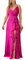 shownicer Robe de Soiree Femme sans Manches Longue Élégante Robe Casual Été Sexy Maxi Robe de Cérémonie Party Mariage Cocktail C Rose L