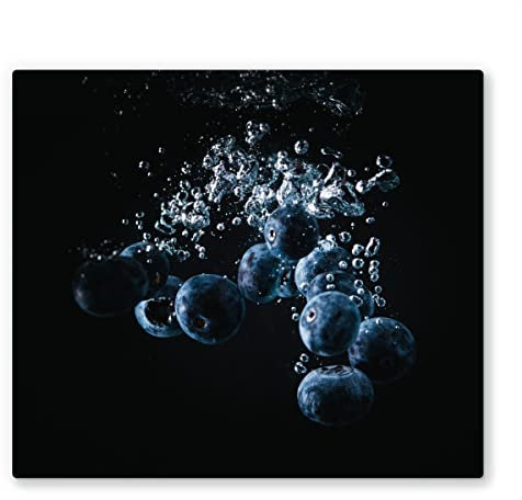 60x52cm - Herdabdeckplatte, Herdabdeckung für Glaskeramik-Kochfelder, Gehärtetes Glas, 60x52cm, mehrfarbig, Schneideplatte