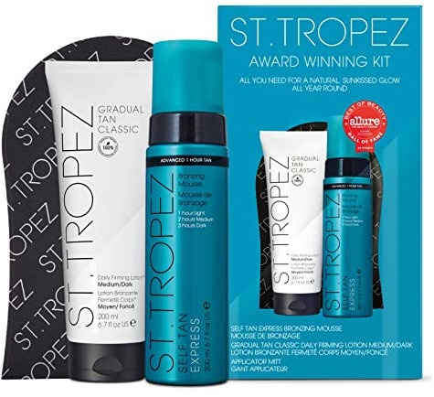 St. Tropez Self Tan Luxe Body Serum 200 ml – Abbronzatura e Trattamento Anti-Età in un Solo Gesto