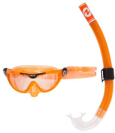 AQUALUNG Combo Mix , Tauchmaske + Schnorchel für Tauchen, Wassersport und Schnorcheln für Kinder ab 4 Jahren mit UV-Schutz, Silikondichtung und beschlag- und leckagefreien Gläsern für Jungen & Mädchen