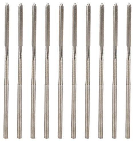 10 Stück 1,8 Mm Vollgeschliffene Reibahle, Maschinenreibahle, Schnellarbeitsstahl-Maschinenschneidwerkzeug mit Geradem Schaft Zum Reiben oder Trimmen