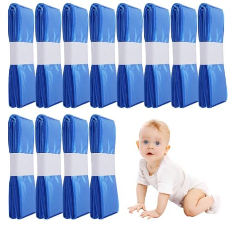 12 Pack Nappy Bin Refills, Diaper Pail Refill Bags, each bag 4.5m long, hold upto 320 diapers, Compatible with Your Angelcare and Tommee Tippee Diaper Pails Cassettes for All Models of Trash Bins