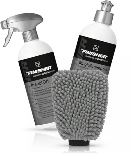 wortek Tvättset kock chemie Insect & Dirt Remover Nano Magic Shampoo 0,75 l inklusive tvätthandske sommar tvättset bilschampo set