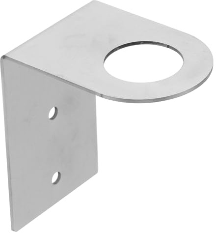 DOITOOL Soporte Adhesivo de Pared para Dispensador de Jabón Líquido de Acero Inoxidable 304 Cepillado Soporte Metálico sin Taladro para Botellas de Gel de Ducha Accesorio Práctico para