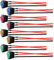 Gebildet 8pcs Precablato Interruttore a Levetta con LED Illuminato,DC 12V-24V/10A On/Off SPST Interruttore a Bilanciere Pulsante Interruttore Rotondo per Auto Barca Elettrodomestici