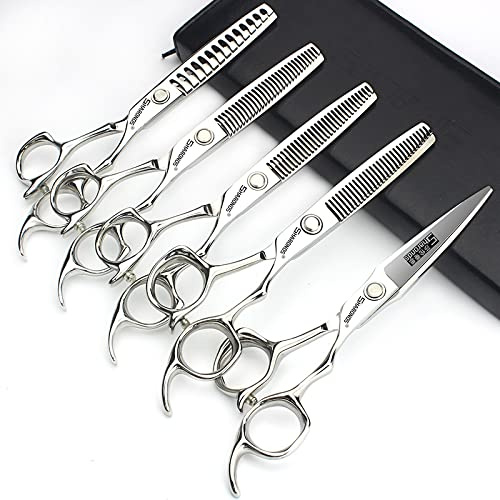 Tagliacapelli professionali da 6/6,5 pollici, parrucchieri, tagliacapelli efficienti (6 pollici -5pc)