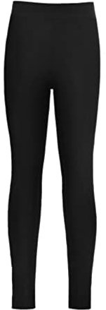 Yeahdor Kinder Mädchen Leggings Lang Stretch Sportleggings mit Elastischem Bund Balletthose Sport Yoga Pilate Fitness Schwarz 134-140