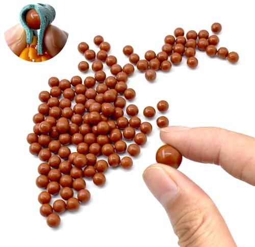 Runzkzy 8.7mm Slingshot Ammo Biodegradable, Boules d'argile 500g pour la Chasse et Les cibles de tir, Accessoires pour Lance-Pierre et catapulte