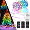 Weihnachtsbeleuchtung Außen 10m 100 LED,RGB Smart Lichterkette Weihnachtsbaum,IP65 Wasserdichte Lichterkette Bunt,Mehrfarbig LED Lichterkette Außen,Farbwechsel Lichterketten für Weihnachtsbaum