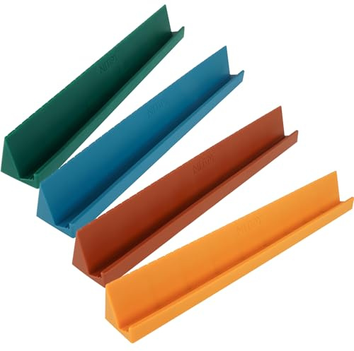 NiToy Silicone Domino Racks Set of 4, Anti-Slip Holders 3 Tilt Angles