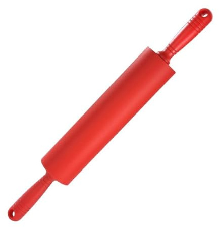 Icke stor kavel mjöl rulle bakning för perfekt för kök och hem med silikon och inte tillverkad av plastträ 50 cm alternativ (18 tum)