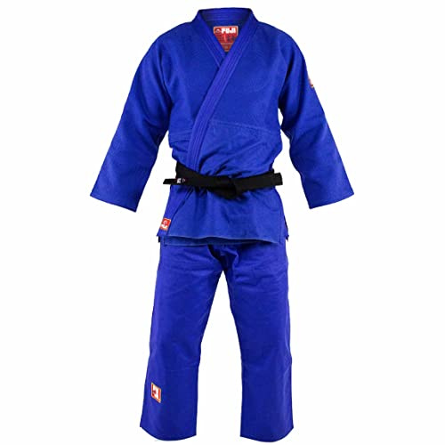 FUJI Euro Competition Judo Gi for Men and Women (Belt Not Included), Size 5.5