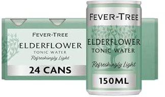 Fever-Tree Refreshingly Light Elderflower Tonic Water 24x150ml