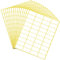 AvoDovA 15 Blatt Etikettenaufkleber, 600 PCS Kleine Etikettenaufkleber, 19x38mm, Selbstklebende Aufkleber Etiketten für Aktenordner, Etikett, Preisetikett, Farbcodeetiketten, Unterscheiden