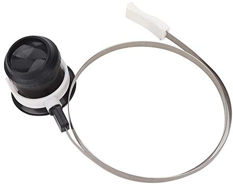Loupe pour les Yeux, 5X Montre Loupe pour les Yeux Bandeau Loupe Tête Loupe Lunettes Loupe Loupe Lentille Lecture Cils Passe-temps Artisanat Bijoux Horloge Montre Accessoire de Réparation avec Serre-t