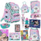 Goldkids Katze Cat Pastel Schulranzen ergonomischer Ranzen Zuckertüte Tagebuch Federmappe Turnbeutel Brotdose Trinkflasche Stiftetasche Sammelmappe Aufgabenheft für die Grundschule 13er Set XXL