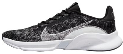 Nike Superrep Go 3 Next Nature Flyknit Men's Training Shoes, Black Pure Platinum Anthracite White, 7.5 UK