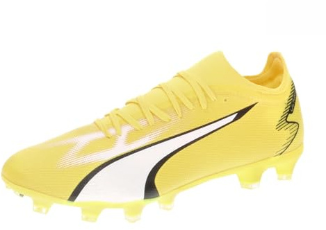 Puma Unisex Ultra Match Fg/AgSoccer Shoe, Gelb Blaze Puma Weiß Puma Schwarz, 41 EU