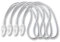 Marineo Zeising Spanngummi 4er Pack, 25 cm - Hochwertiger, langlebiger Segeleinbinder mit Gummischlaufe und Haken für Bootssport und Ladungssicherung