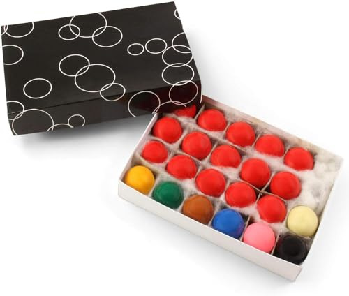 Funky Chalk Junior Kids Snooker Ball Set - 22 Ball Economy Set with 15 Reds For Small Tables (1 1/4 inch (32mm))