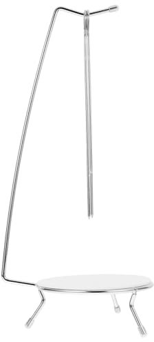 Amosfun Cintre De Brochettes Support De Brochettes: Grille En Acier Inoxydable Support Vertical Support De Brochettes Avec 2 Brochettes Grille Pour Barbecue Brochette Pour Brochettes Barbecue